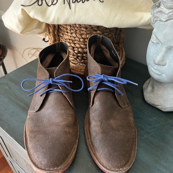 Cole Haan men’s 10 brown suede Chelsea short boot. - Picture 13 of 13